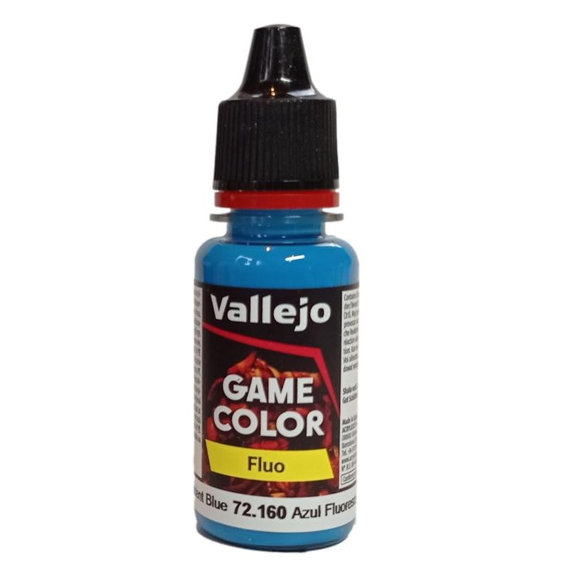 Vallejo Game Color: Fluorescent Blue, 18 ml. 72160